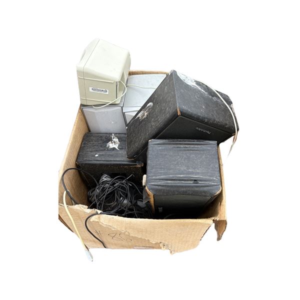 Box of Stereo Speakers