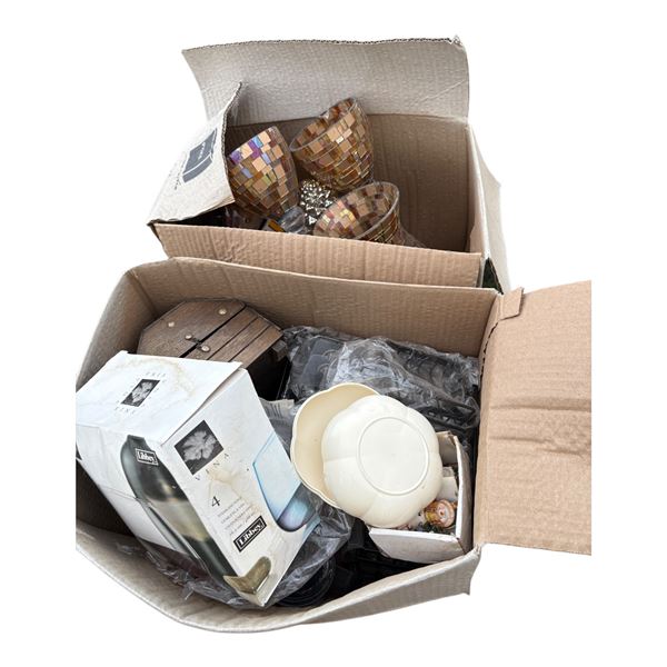 2 Boxes Household Items