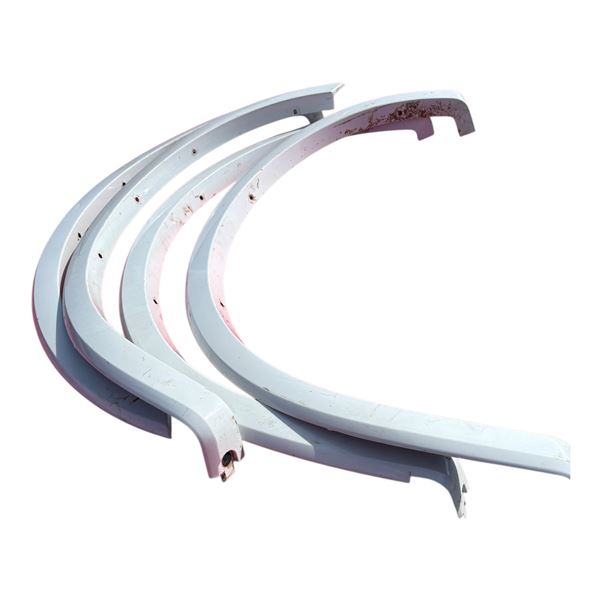 4 Ford F150 White Fender Flares