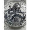 Image 2 : NEW 2024 1 oz AUSTRALIA DRAGON REVERSE PROOF  $1 SILVER COIN 1952-2022 UNC