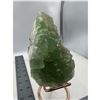 Image 3 : 5.88 X 3.65 INCH  GREEN FLUORITE WITH YELL0W BARITE SPECIMEN RETAIL $800
