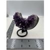 Image 3 : 3.6 INCH POLISHED AMETHYST MOON SHAPE