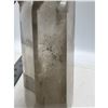 Image 6 : 6.7 X 2.3 INCH SMOKY QUARTZ TOWER WITH GREEN GARDEN INCULSION