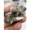 Image 5 : 2.9  INCH CLACITE WITH PYRITE SPECIMEN