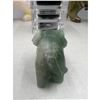 Image 4 : 2.1 INCH  GREEN AVENTURINE ELEPHANT CARVING