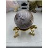 Image 1 : 2.09 INCH  53.1 MM FLOWER AGATE SPHERE
