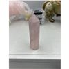 Image 2 : 3.7 INCH  ROSE QUARTZ WITH INCLUSION TOWER