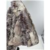 Image 9 : 13  X 9 INCH  AMETHYST WITH SUGAR COATED CALCITE ON STAND FROM BRAZIL