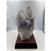Image 1 : 11 X 6 INCH  LARGE AMETHYST POINT ON STAND FROM BRAZIL
