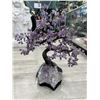 Image 1 : 29 X 26 INCH  AMETHYST CRYSTAL TREE WITH AMETHYST BASE ( BRAZIL HANDMADE )