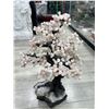 Image 3 : 29 X 21 INCH ROSE QUARTZ CRYSTAL TREE WITH AMETHYST BASE ( HANDMADE BRAZIL )