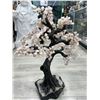 Image 4 : 29 X 21 INCH ROSE QUARTZ CRYSTAL TREE WITH AMETHYST BASE ( HANDMADE BRAZIL )