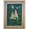 Image 1 : Balinese Painting on Canvas Signed by Tjokorda Anom Warddhana, Wood Framed 24" x 33"