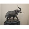 Image 2 : American Cast Bronze Sculpture Titled Elephant Limited Edition 90/850 by Tom Knapp on Marble Base 17