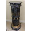 Image 1 : Neoclassical Style Carved Marble Display Pedestal 16" Dia, 41"H