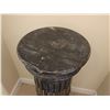 Image 2 : Neoclassical Style Carved Marble Display Pedestal 16" Dia, 41"H