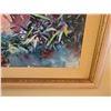 Image 8 : Blue Fountain Melody Oil Painting on Canvas Signed by Marko Mavrovic, Framed 44" x 56"