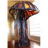 Image 1 : Art Nouveau (Jugendstil) Figural Bronze Table Lamp Titled Flying Lady Signed Behrens Reproduction