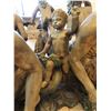 Image 7 : Oval Table w/ Sculptured Base by S. Keliam of 4 Mer-men & 2 Mer-child Figures 67" x 42" x 30"H