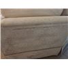 Image 26 : Qty 2 White Curved 3-Seat Upholstered Sofa Sections w/ Back & Throw Cushions 105"L x 21" x 32"H