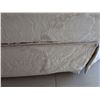 Image 30 : Qty 2 White Curved 3-Seat Upholstered Sofa Sections w/ Back & Throw Cushions 105"L x 21" x 32"H