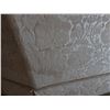 Image 31 : Qty 2 White Curved 3-Seat Upholstered Sofa Sections w/ Back & Throw Cushions 105"L x 21" x 32"H