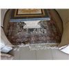 Image 2 : Large Middle Eastern Pictorial Area Rug w/ Fringe 91" x 55"
