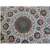 Image 12 : Baroque Revival Style Table w/ Sculptured Winged Figures Base & Floral Top 38" Dia, 33"H