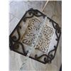 Image 14 : Round Table w/ Removable Floral Stone Top  27" Dia, 22"H & Column Pedestal Base 16" x 16" x 22"H