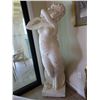 Image 2 : Italian Large White Marble Carved Female Sculpture 19" x 17" x 67"H (Very Heavy)