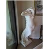 Image 3 : Italian Large White Marble Carved Female Sculpture 19" x 17" x 67"H (Very Heavy)
