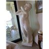 Image 4 : Italian Large White Marble Carved Female Sculpture 19" x 17" x 67"H (Very Heavy)