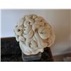 Image 3 : Classical Cast Male Bust Sculpture on Stone Base  Signed by Arnaldo Giannelli 5" x 5" x 15"H