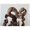 Image 7 : Balinese Hardwood Sculpture of a Dancer on Cast Column Base 43"H