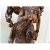 Image 8 : Balinese Hardwood Sculpture of a Dancer on Cast Column Base 43"H