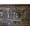 Image 2 : Egyptian-Style Rectangular Copper Relief Plaque Depicting a Tripartite Scene w/ Hammered Hieroglyphs