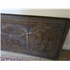 Image 9 : Egyptian-Style Rectangular Copper Relief Plaque Depicting a Tripartite Scene w/ Hammered Hieroglyphs