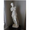 Image 2 : Venus de Milo Contemporary Cast Sculpture Reproduction 34"H on Lacquered Stand 14" x 14" x 34"