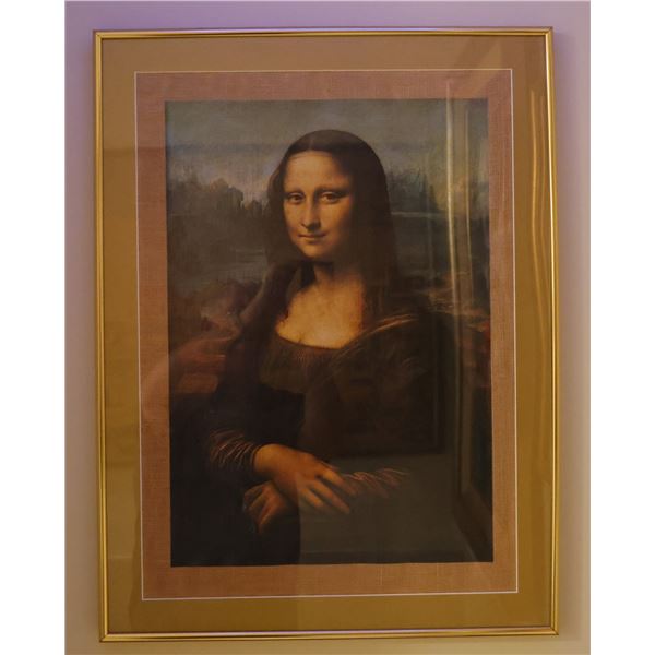 Mona Lisa Reproduction Artwork, Framed 18" x 24"