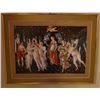 Image 1 : Ars Martos Reproduction Art Primavera (Spring) Fresco, Framed 24" x 19"