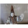 Image 3 : Asian Male Figurine in Display Case 8" x 8" x 13"H