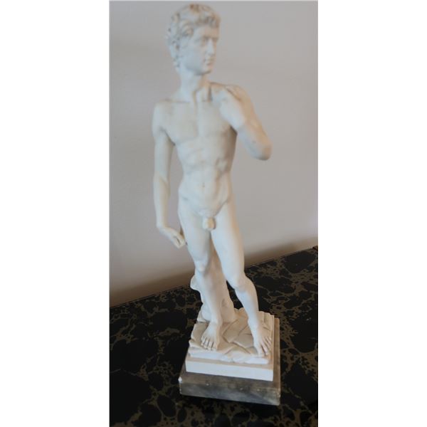 David by Michelangelo Reproduction Statue 12"H