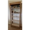 Image 1 : Wooden 5-Tier Display Shelving Unit (contents not included) 32" x 10" x 80"H