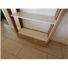 Image 2 : Wooden 5-Tier Display Shelving Unit (contents not included) 32" x 10" x 80"H