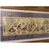 Image 3 : Persian-Style Dancing Figures, Miniature Painting on Paper, Framed 31" x 18"