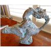 Image 1 : Sculpture of Woman on a Tiger 15"H