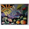 Image 1 : Colorful Butterfly Tapestry by Rivera 42" x 54"