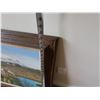 Image 8 : Landscape Scene Illimani, Bolivia Oil Painting, Framed 51" x 22"