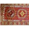 Image 4 : Large Geometric Design Area Rug w/ Fringe 81" x 43"