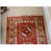 Image 7 : Large Geometric Design Area Rug w/ Fringe 81" x 43"